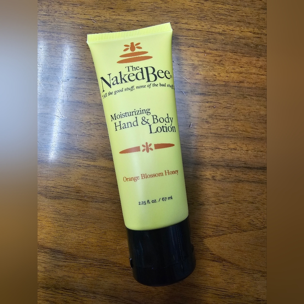 The Naked Bee Moisturizing Hand and Body Cream Lotion Orange Blossom Dry Skin